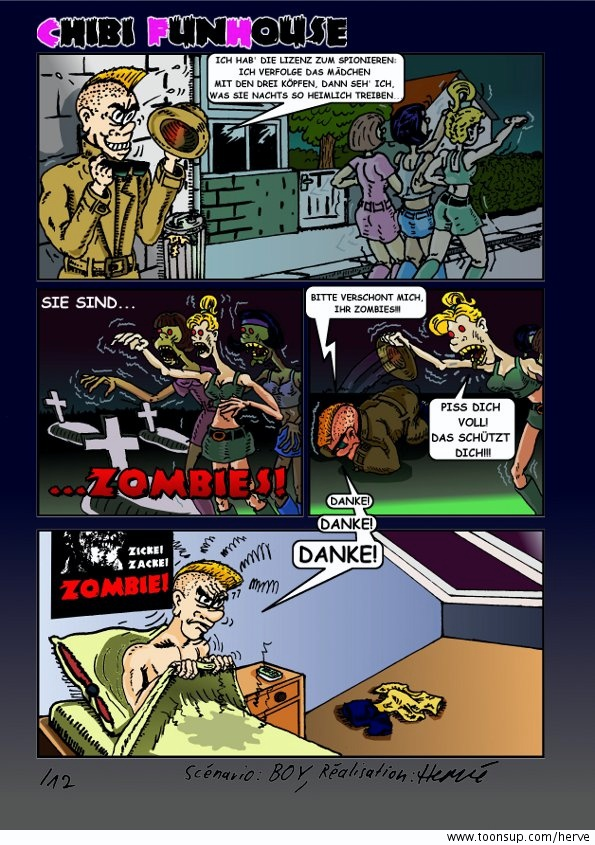 Cartoon: Chibi Funhouse: Zombies 1