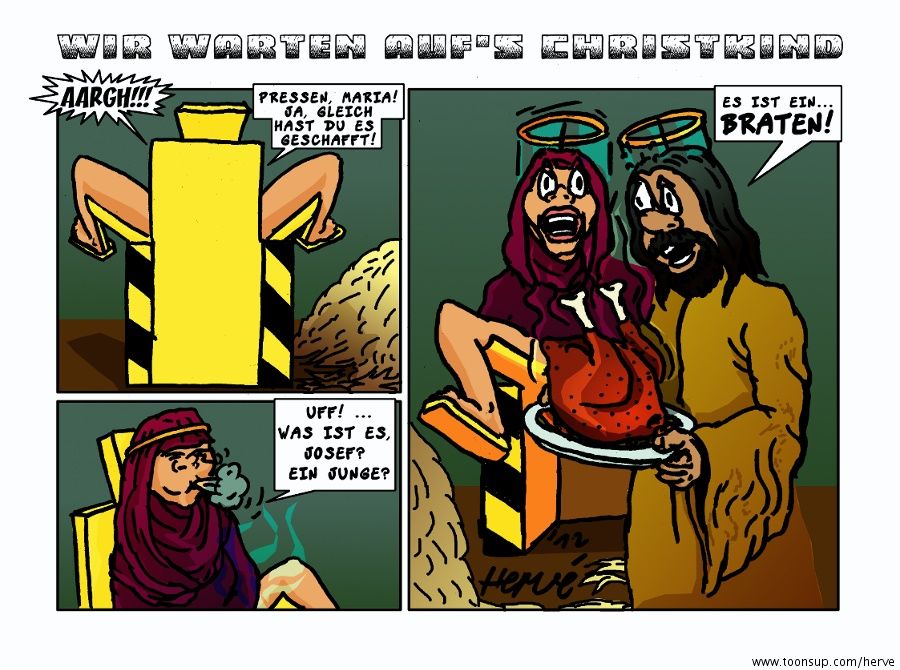 Comic: Wir warten aufs Christkind 1