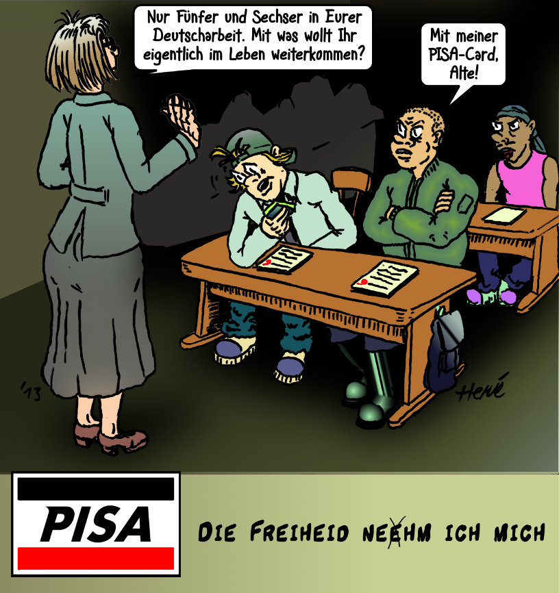 Cartoon: PISA-Card 1