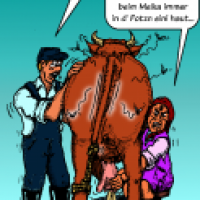 Schwanzfixiert