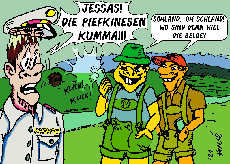 Cartoon: Österreich meldet neue Touristenmutation 1