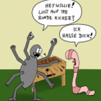 Kicker mit Willie