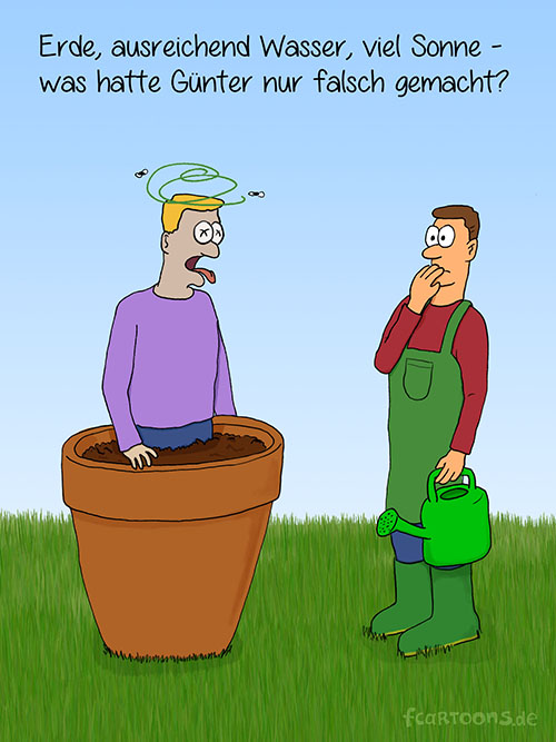 Cartoon: GÄRTNER 1