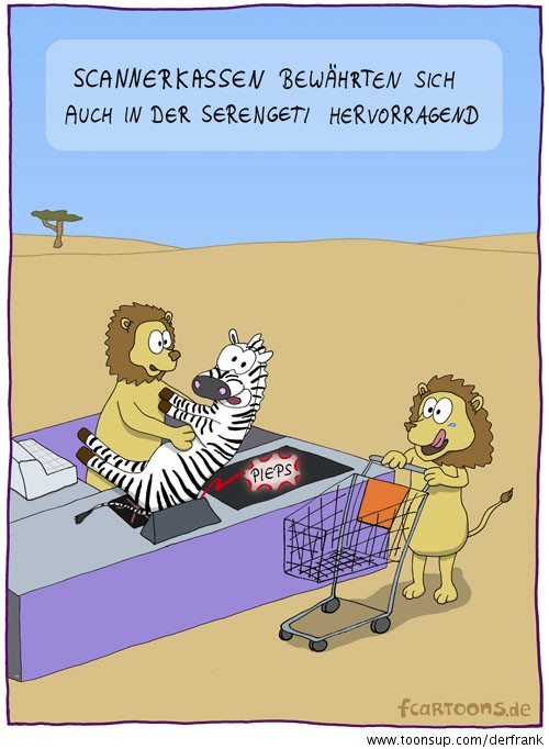 Cartoon: Scannerkasse 1