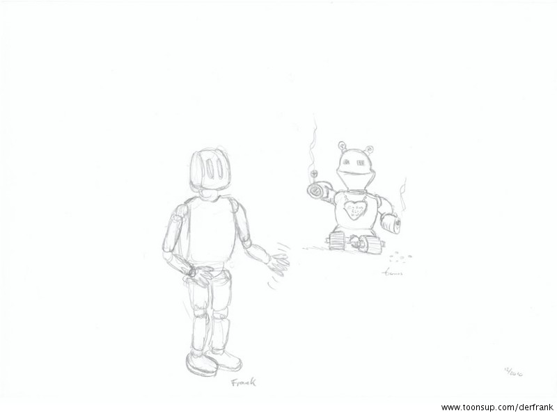 Concept Art / Character Design: Roboter 1