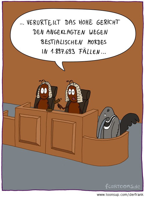 Cartoon: Verurteilung 1