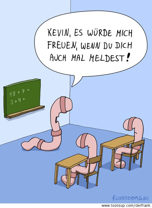 Cartoon: in der Schule 1