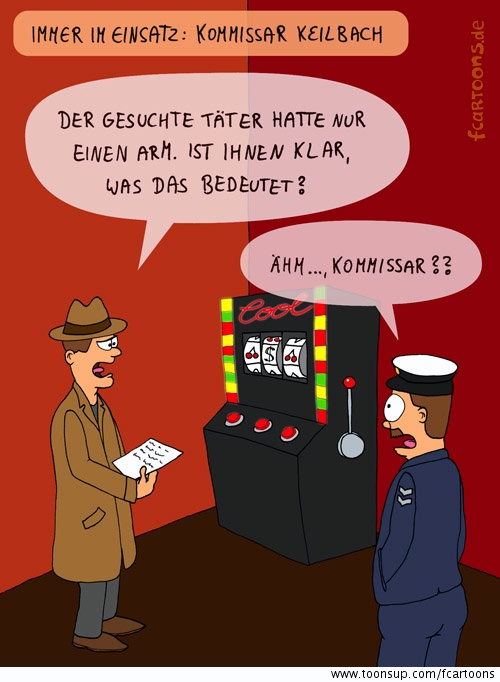 Cartoon: verdächtigt 1