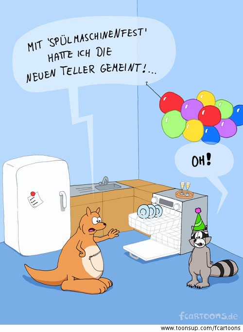 Cartoon: Ronnie + Nick in der Küche 1