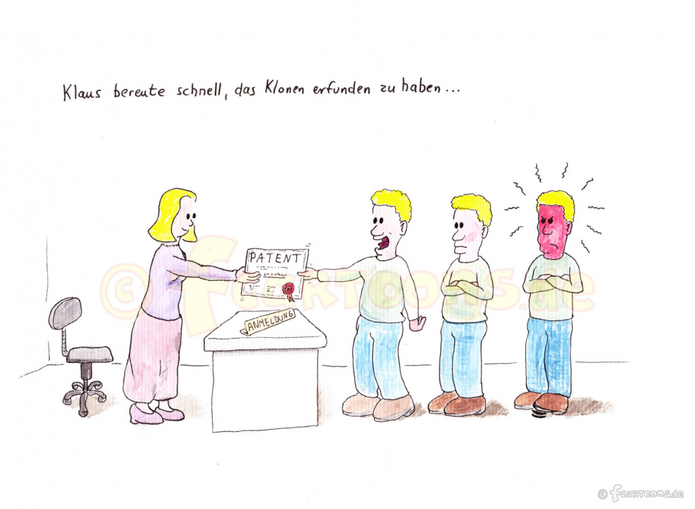 Cartoon: Klonen 1