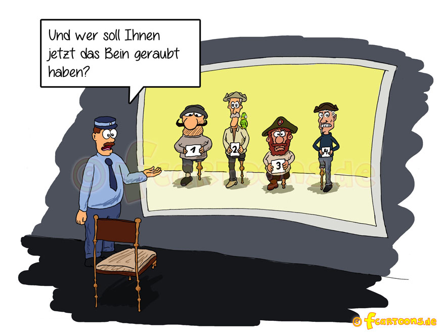 Cartoon: Gegenüberstellung 1