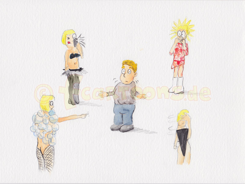 Cartoon: Was ist los? 1