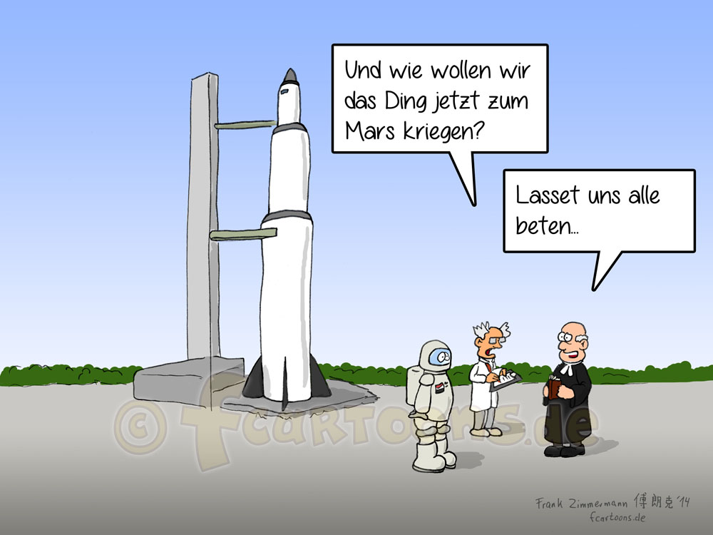 Cartoon: Rakete 1