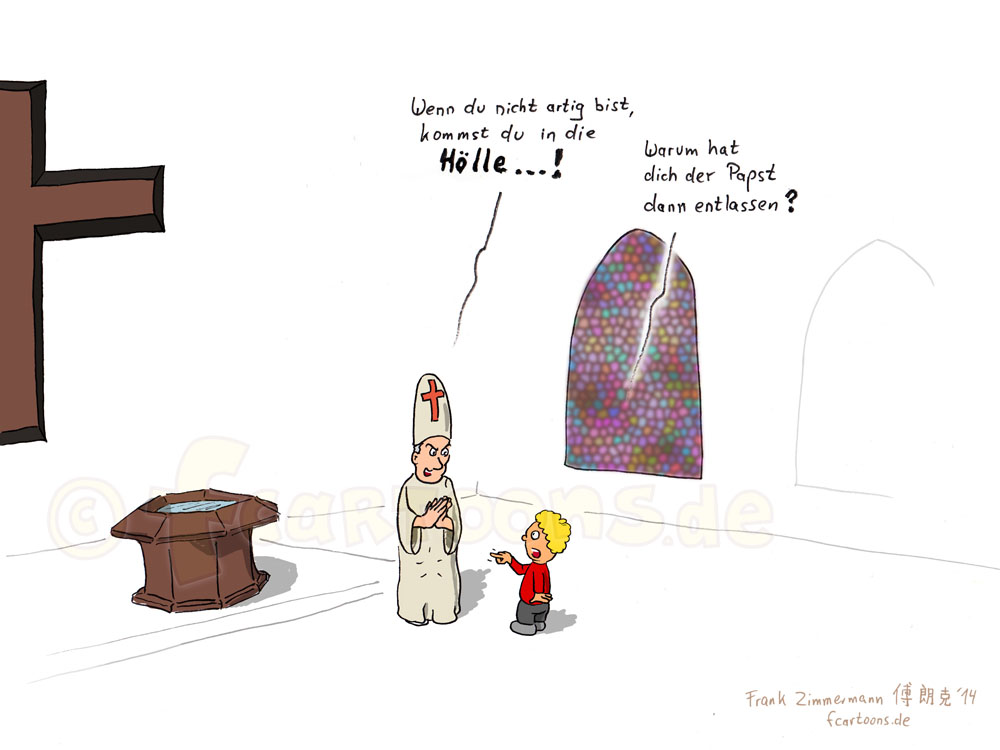 Cartoon: Pastor 1