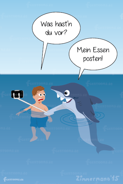 Cartoon: Selfie-Stick 1