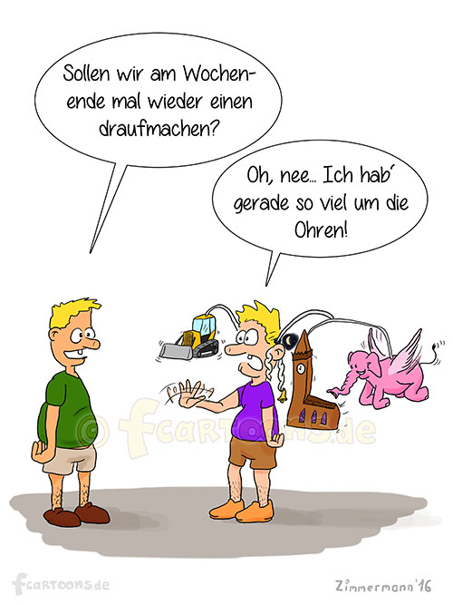 Cartoon: Wochenende 1