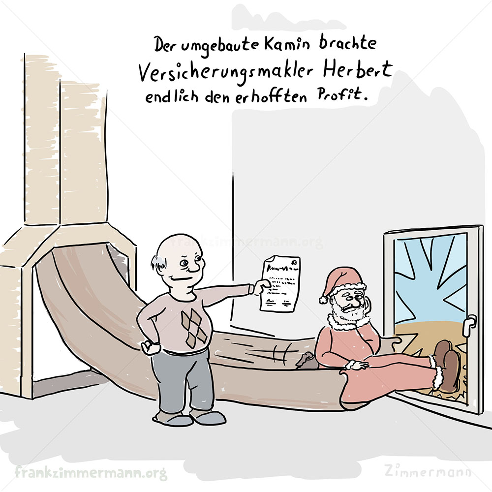 Cartoon: Weihnachtsanklage 1