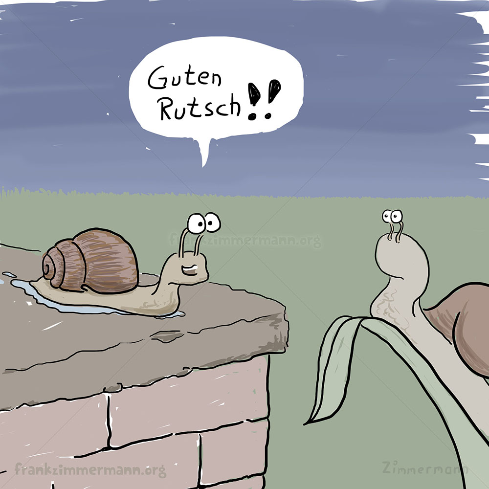 Cartoon: Guten Rutsch! 1