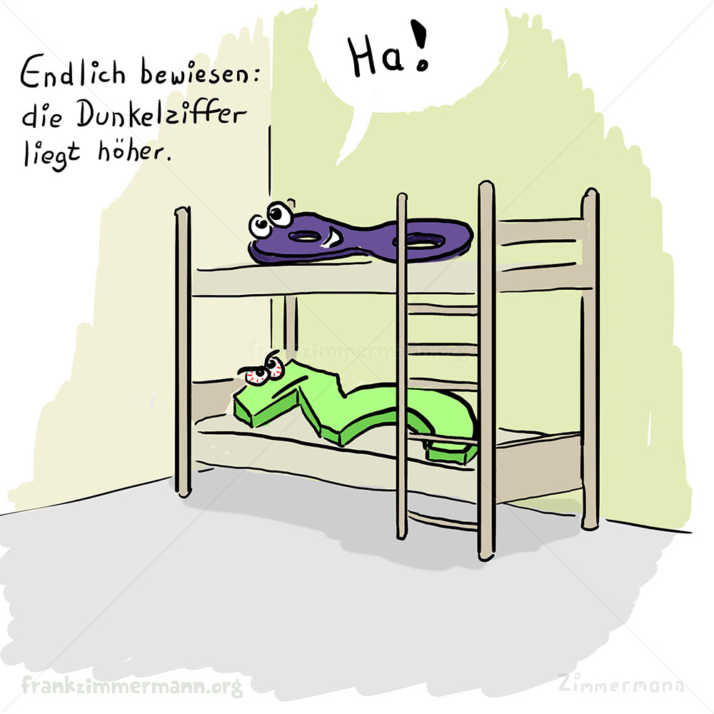 Cartoon: Dunkelziffer 1