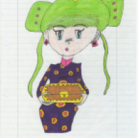Manga Frau mit Schmuckkästchen