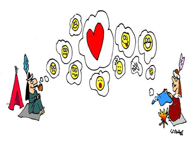 Cartoon: is Love a sign? 1