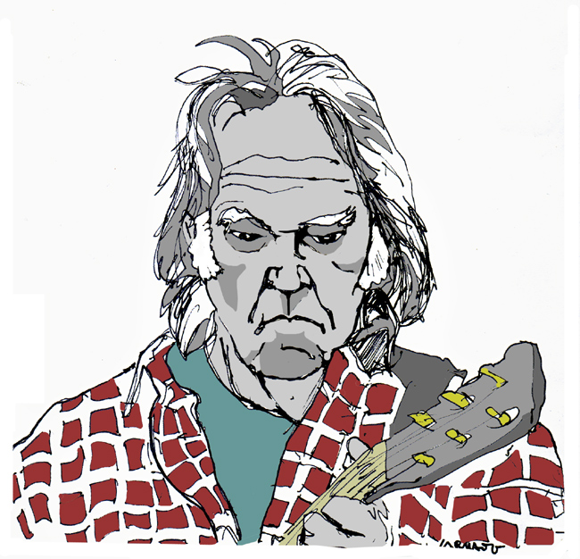 Illustration: Neil Young 1