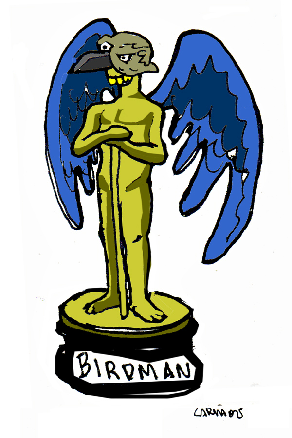 Cartoon: Birdman (2 versions) 2