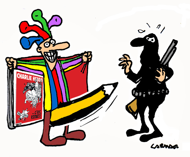 Cartoon: Charlie Hebdo Returns 1