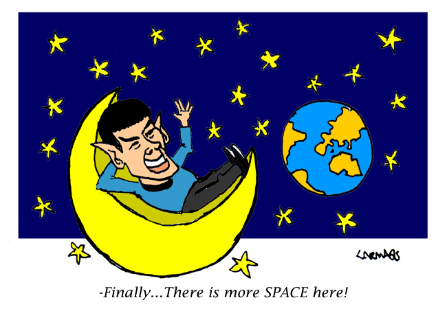 Caricature: Spock (L.Nimoy) 1