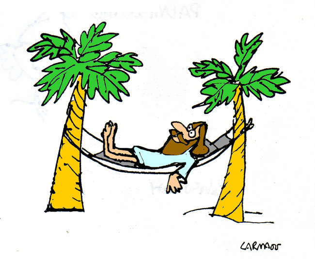 Cartoon: Palm Sontag 1