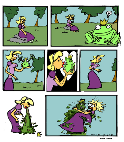 Comic: The Princess And The Frog 1