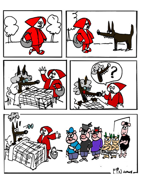 Comic: Rotkäppchen 1
