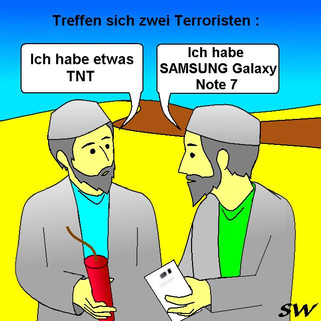 Cartoon: Samsung Galaxy Note 7 1