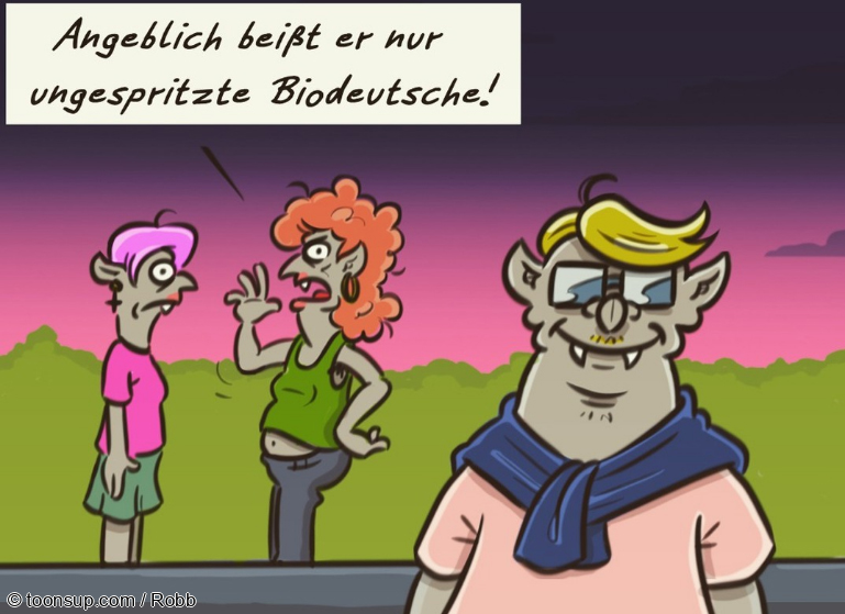Cartoon: Biodeutsch 1