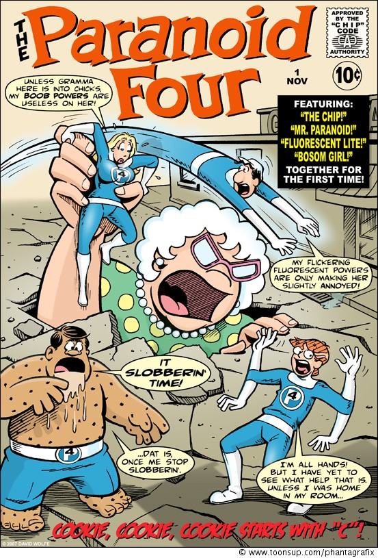 Comic: Paranoid Four Cover 1