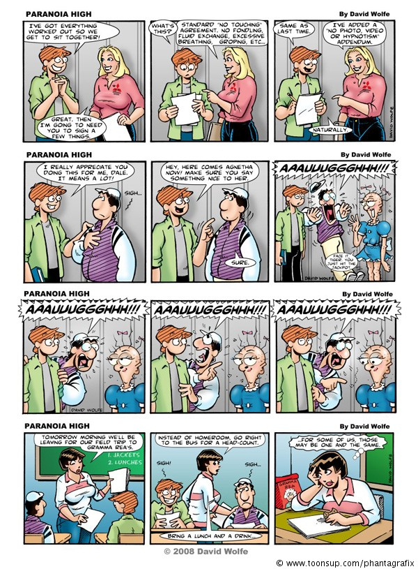 Comic: Assorted Paranoia High Strips 3
