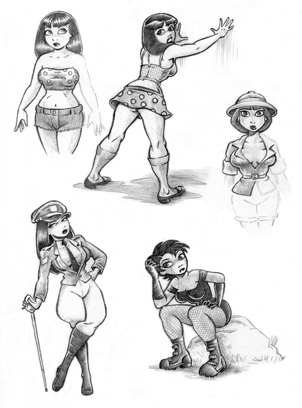 Other: Girl Sketches 02 1