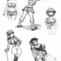 Girl Sketches 02