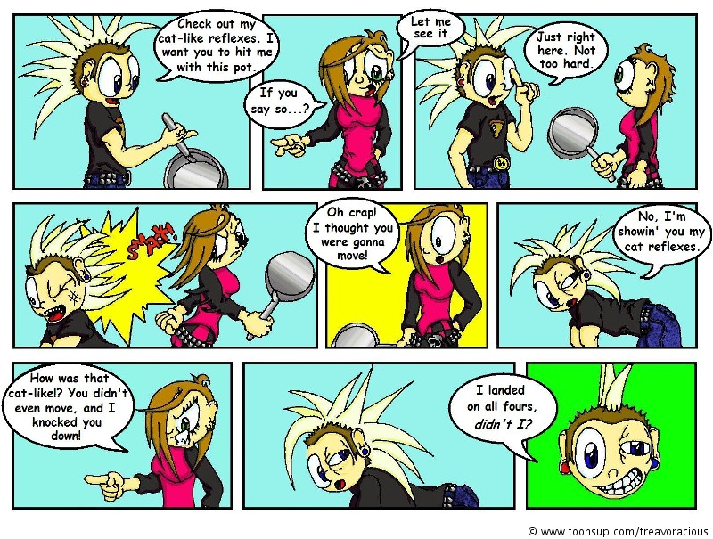 Comic: Aracna-Girl, Cat-like 1