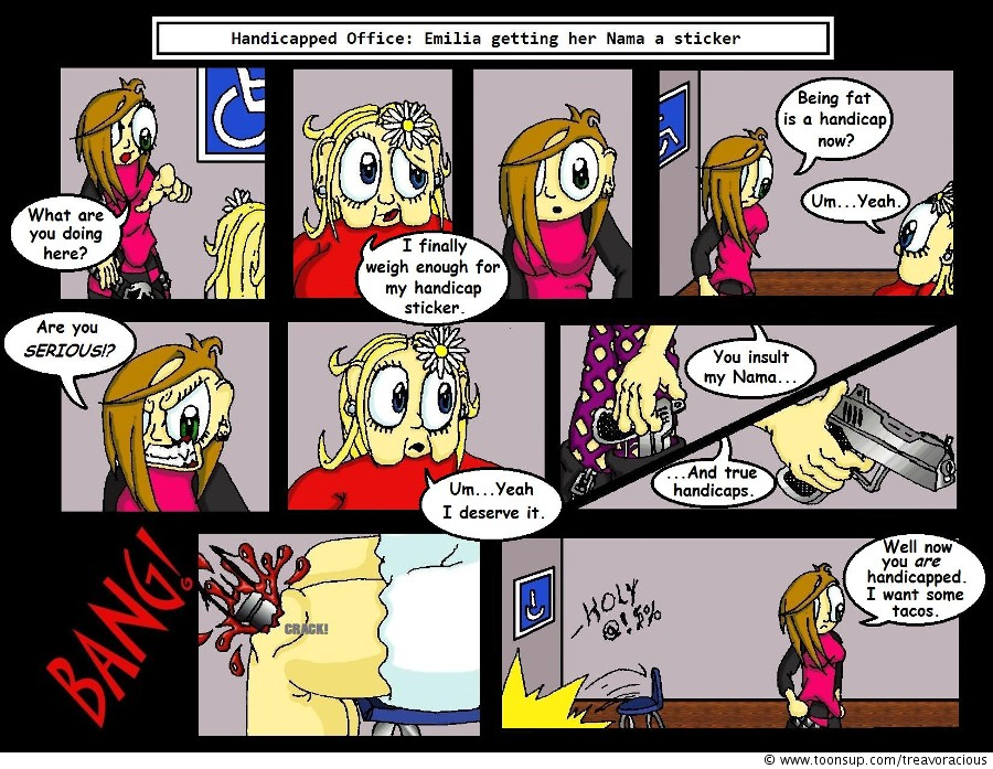 Comic: Aracna-Girl, Handicapped 1