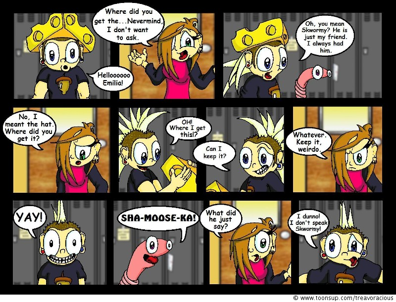 Comic: Aracna-Girl, Skwormy 1