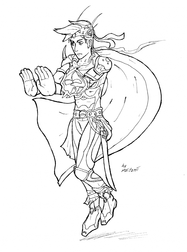 Concept Art / Character Design: Liegeman Firion 1