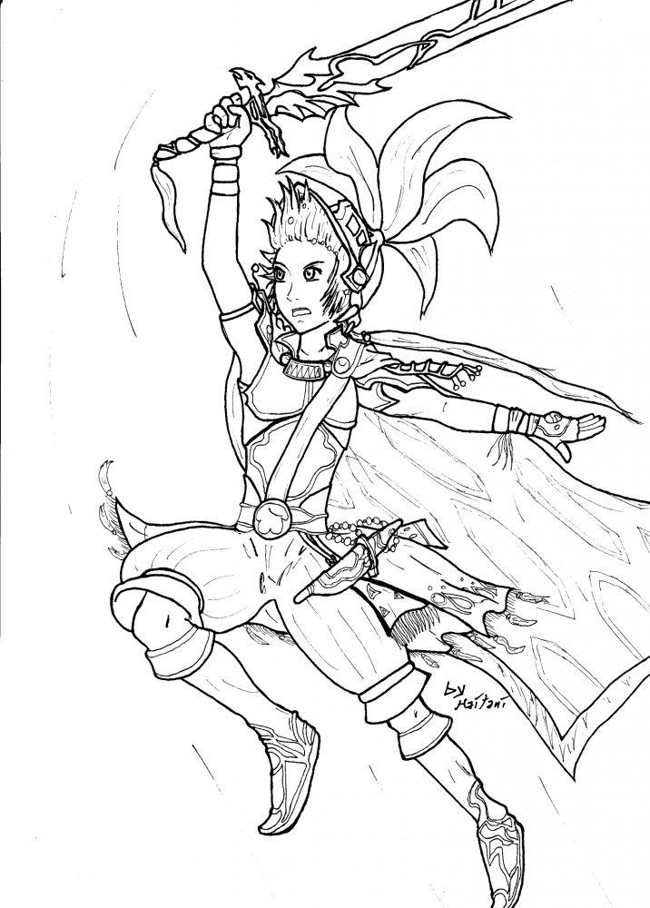 Concept Art / Character Design: Youth Onion Knight 1