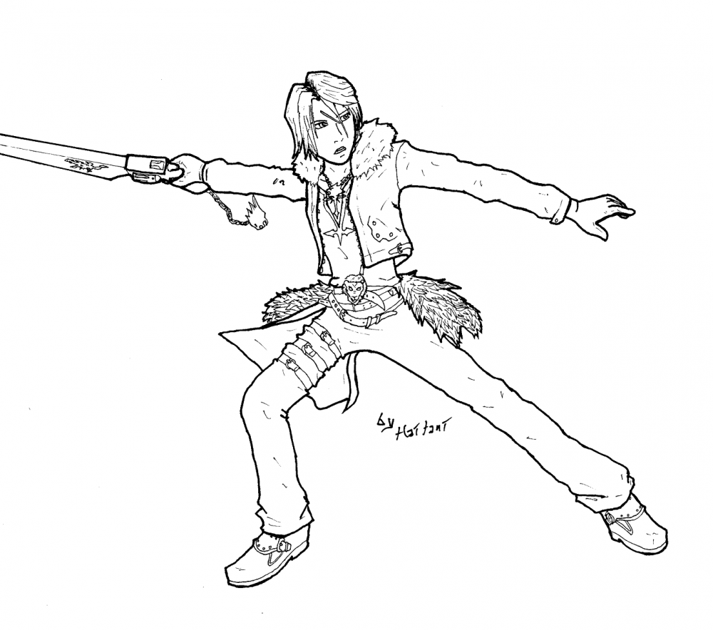 Concept Art / Character Design: Lion Squall 1