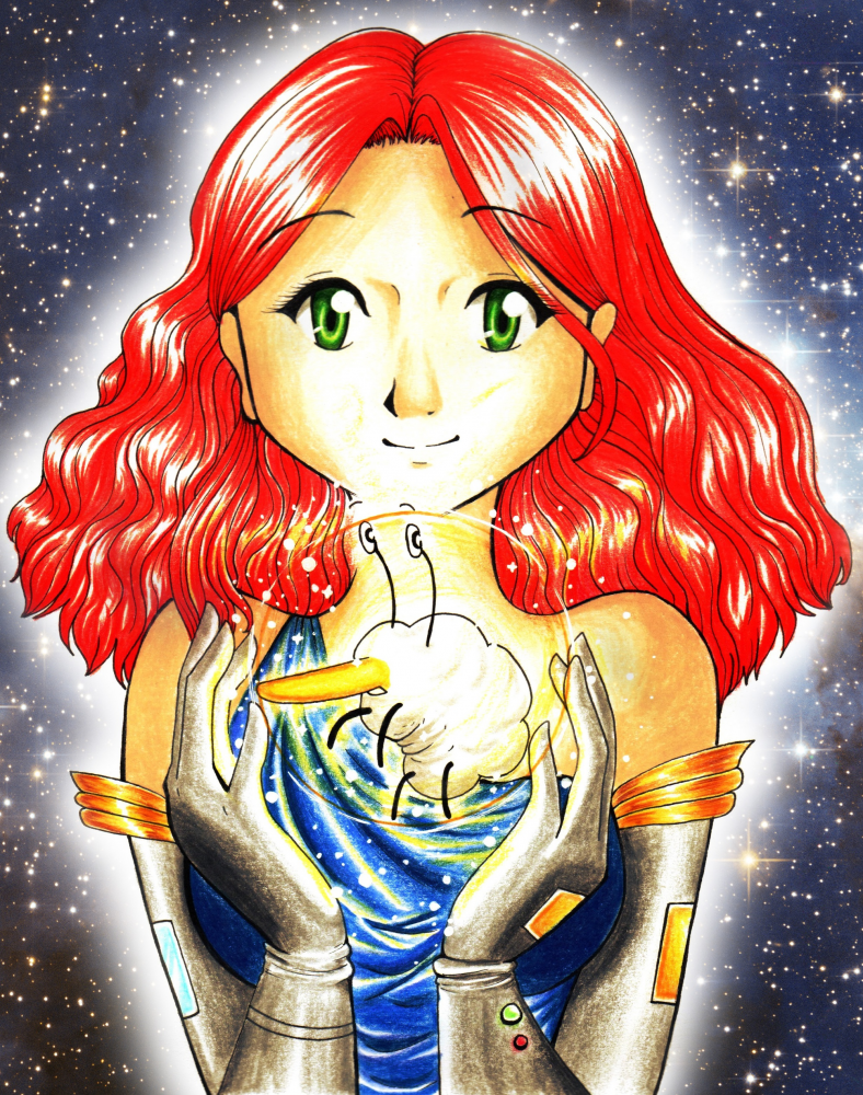 Concept Art / Character Design: Space queen 1