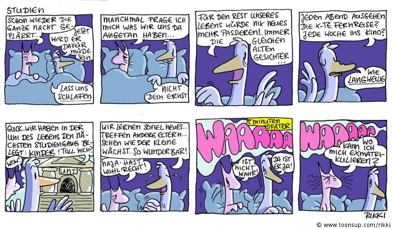 Cartoon: Baby&Co: Studiengang 1