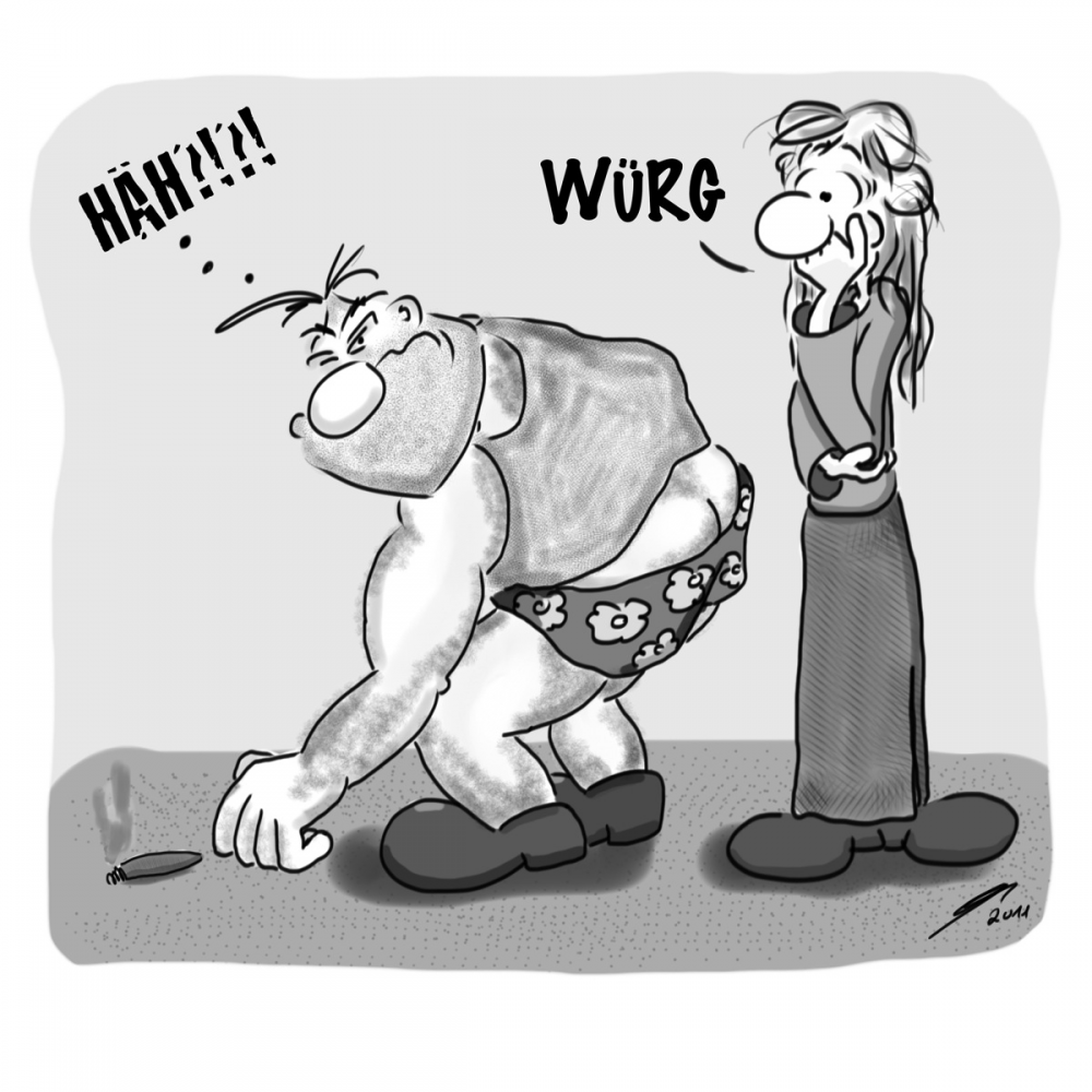Cartoon: Der Mond ist aufgegangen 1