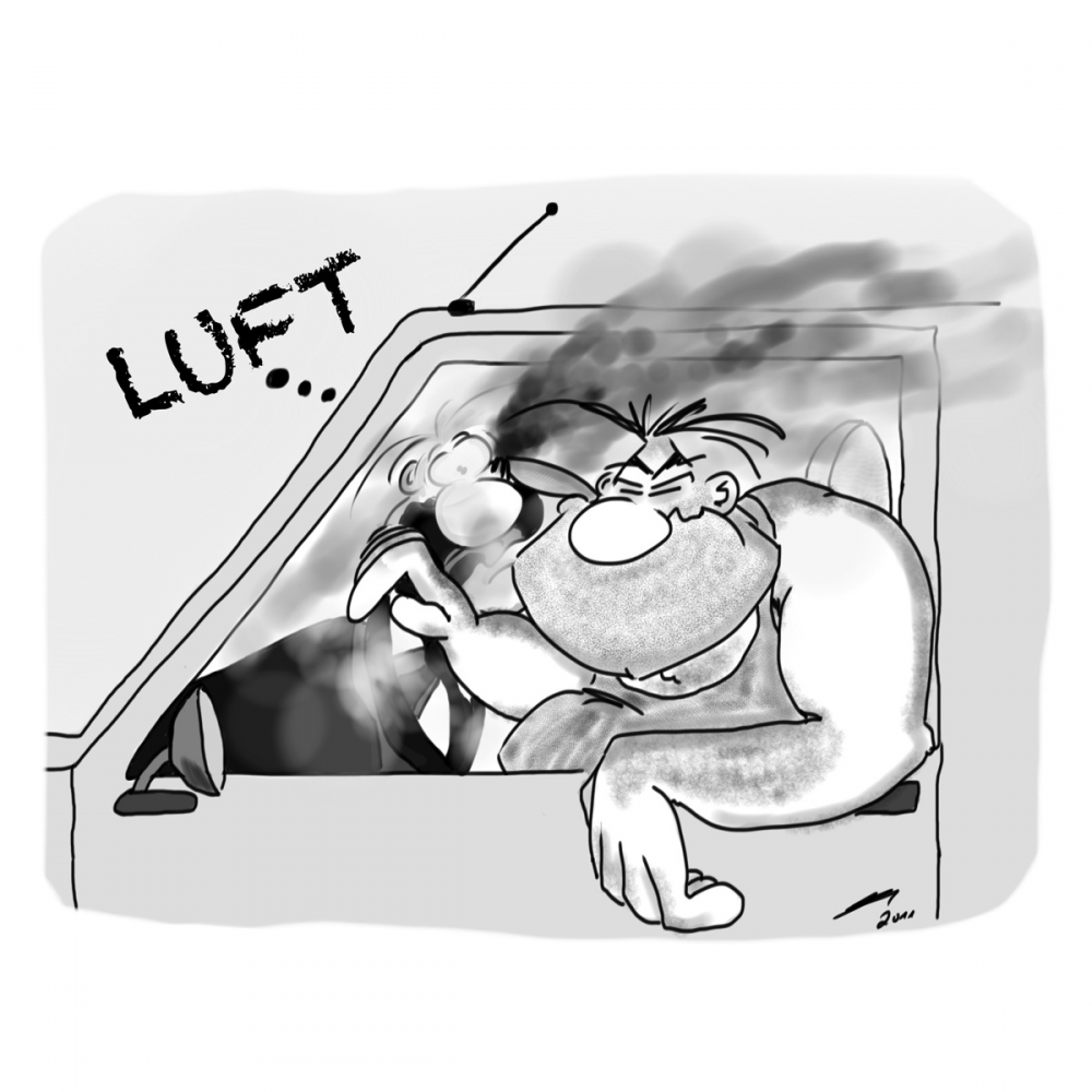 Cartoon: Probefahrt 1