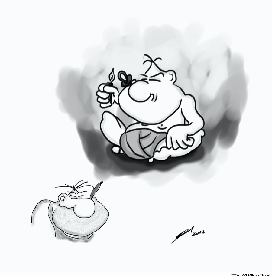 Cartoon: Kindheitserinnerungen 1