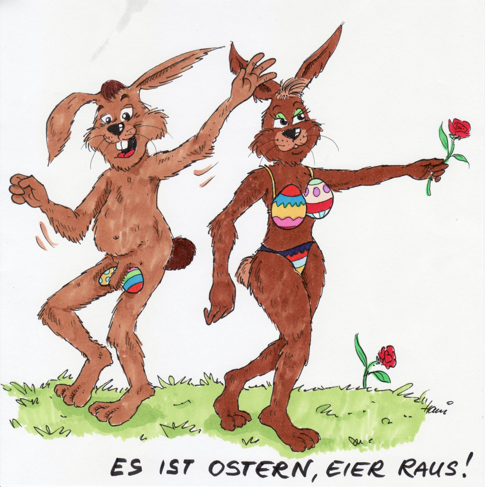 Cartoon: Frohe Ostern an Euch Alle da draußen! 1